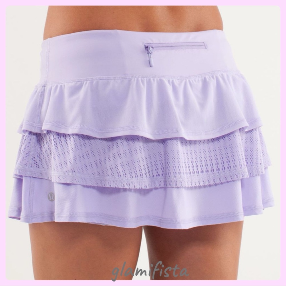 RARE Lululemon "Nothing to Hide" skort lilac sz.4